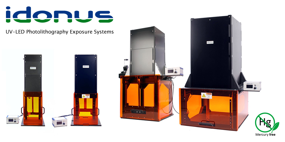 UV-LED photolithography exposure systems