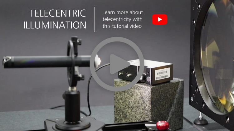Watch this tutorial video on YouTube to learn more about telecentric illumination